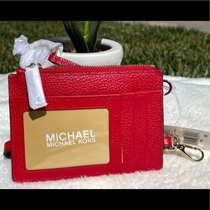 Michael Kors Mercer Pebble Leather Coin Purse